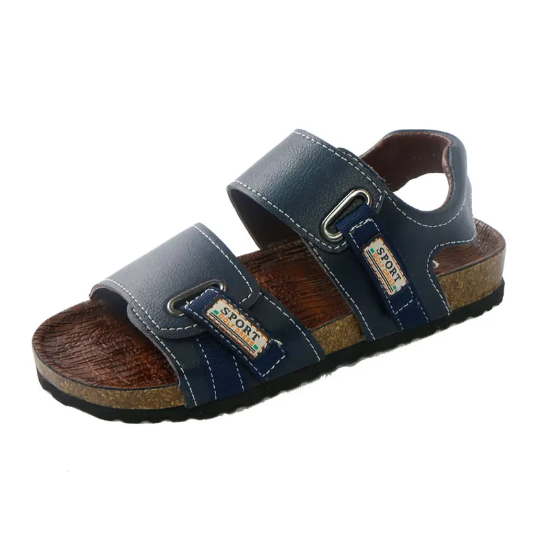 

2020 summer kids shoes brand opened toe toddler boys sandals orthopedic sport pu leather baby boys sandals shoes