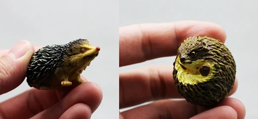 Фигурка маленького Ежика из ПВХ модель игрушки 2 шт./компл.|Игровые фигурки и