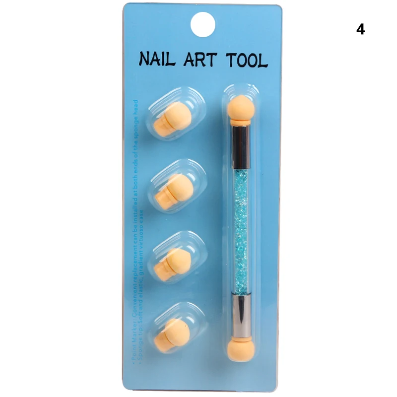 CYSHMILY 1 набор двусторонняя ручка для градиентного затенения губка стразы нейл