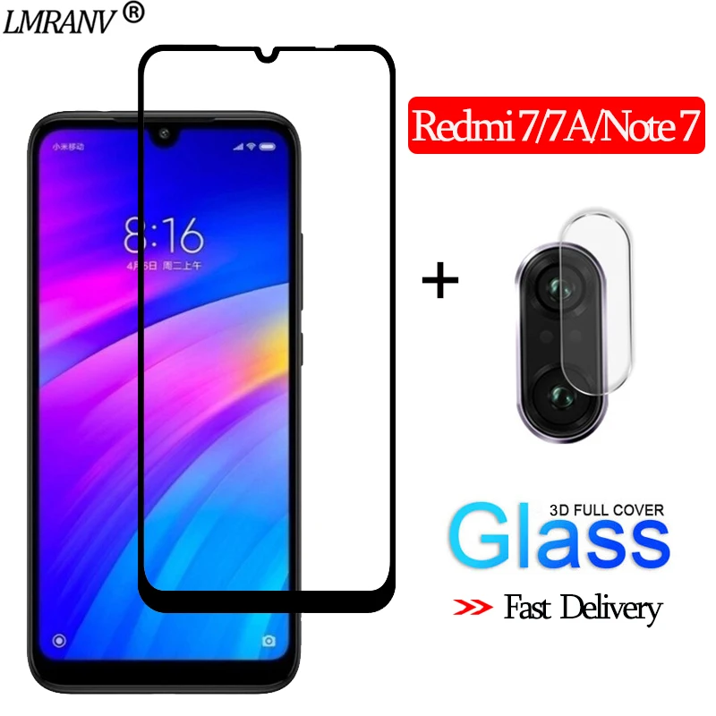 2-in-1Glass Redmi7 2-в-1 Камера стекло на редми нот 7стекло Redmi 7 3D ззащитное стекло Redmi Note 7 стекло Экран протектор стекло redmi 7a ззащитное стекло редми 7 стекло redmi 7 glass - Цвет: 2-in-1Glass Redmi7