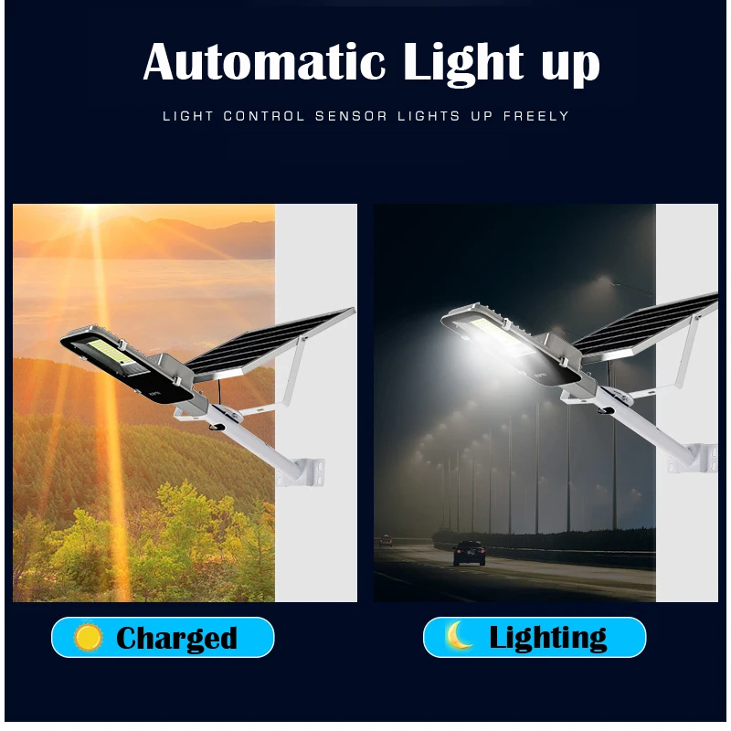 Светодиодный уличный фонарь на солнечной батарее A2 5730 Вт 100 300 | Освещение