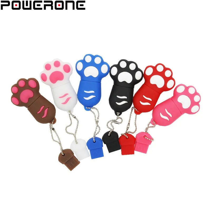 Usb-флеш-накопитель POWERONE в виде мультяшного медведя с когтями usb 2 0 4-64 Гб |