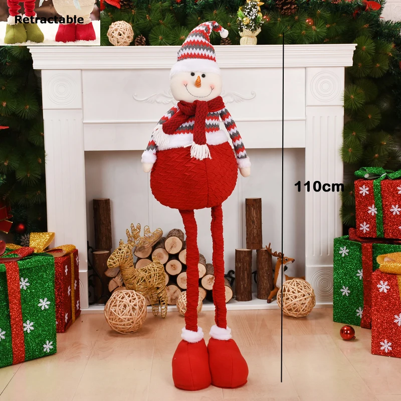 snowman 251 Новогодний подарок рождественские украшения куклы выдвижной Санта Клаус игрушечные Снеговики Рождественская елка орнамент домашний декор Navidad - Цвет: snowman 251