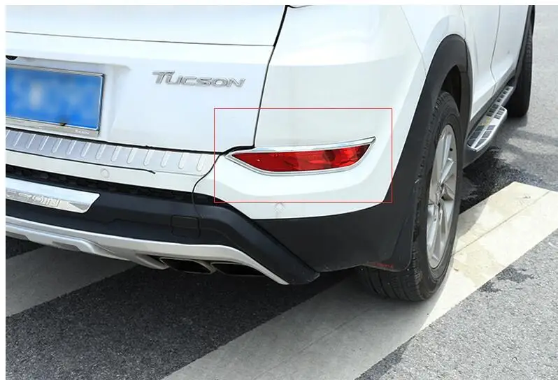 Бесплатная доставка хромированный ABS чехол для Hyundai Tucson 2015 2018 автомобильные чехлы