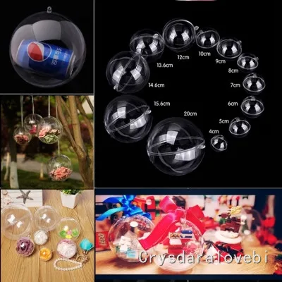 30 шт. 4 10 см прозрачные коробки для конфет романтическое Рождественское украшение