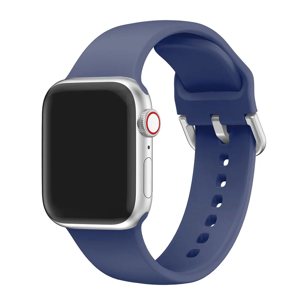 Силиконовый ремешок для часов Apple watch Series 1 2 3 4 38 мм 42 iWatch 40 44 браслет | Наручные часы