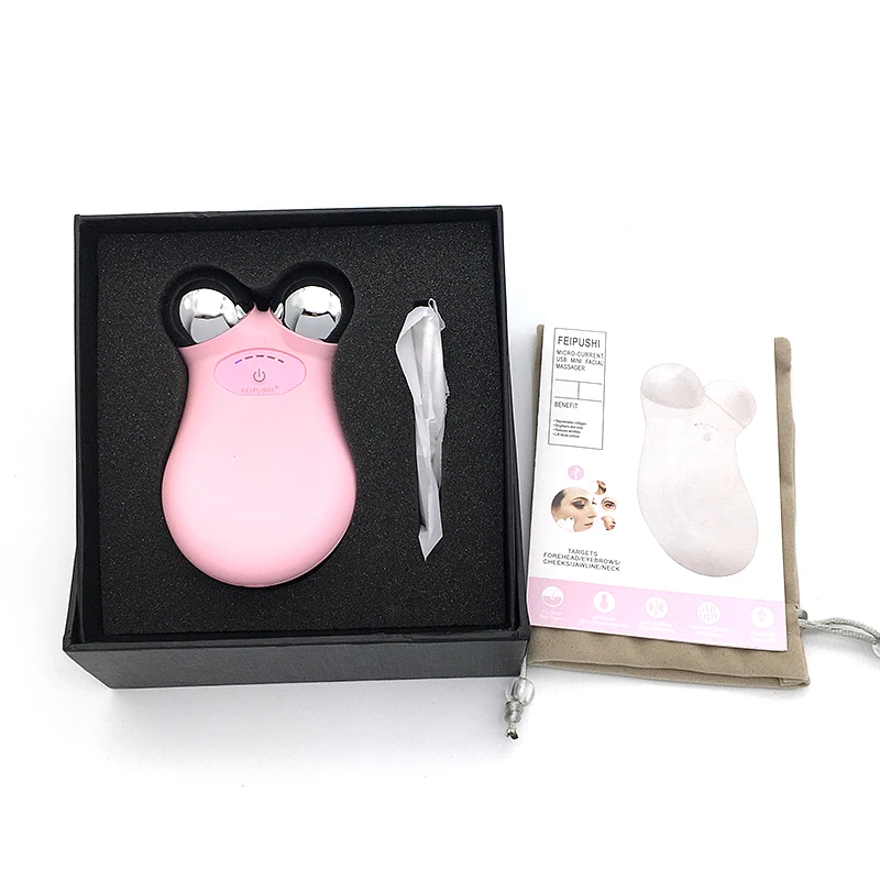 Микропоток EMS массажер для подтяжки лица машина инструменты ухода за кожей