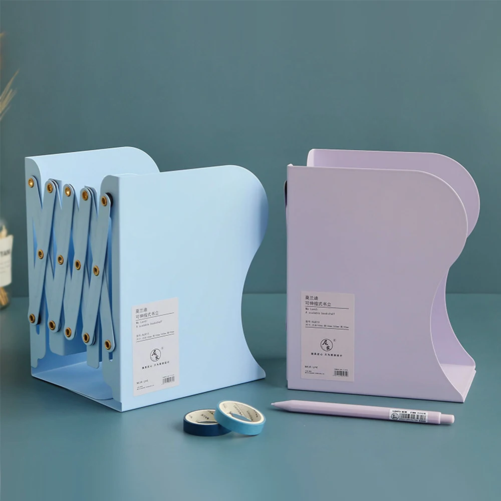 Выдвижные Металлические концы для книг декоративный держатель бумаг органайзер