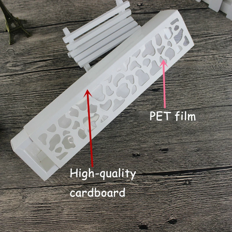 30 шт. коробка для макаронов белая посылка печенья маленькие коробки выпечки