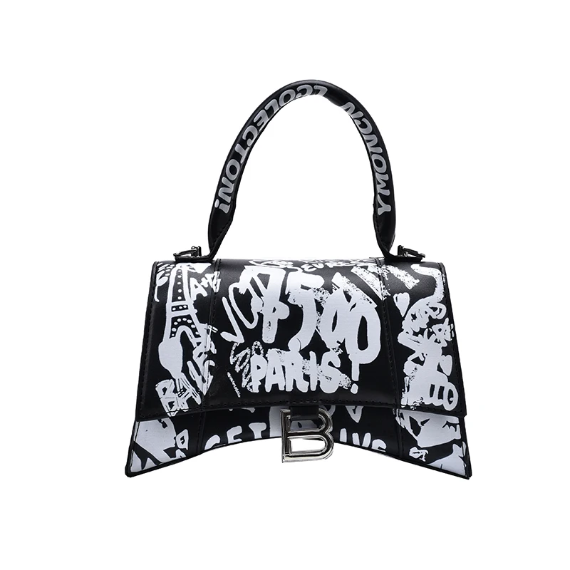 

Bag girl 2021 new young women Korean version of the bag atmospheric print one-shoulder bag oblique handbag