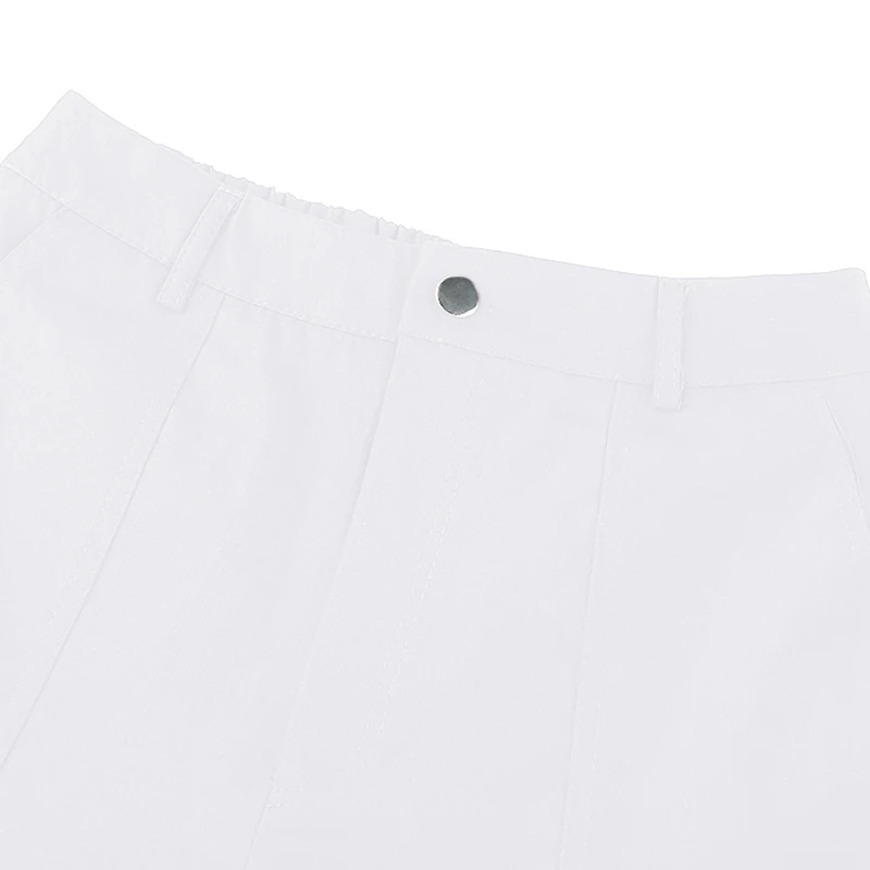 

Button Pockets Patchwork Cargo Pants Women Streetwear High Waist Trousers Women Pencil Pants Joggers