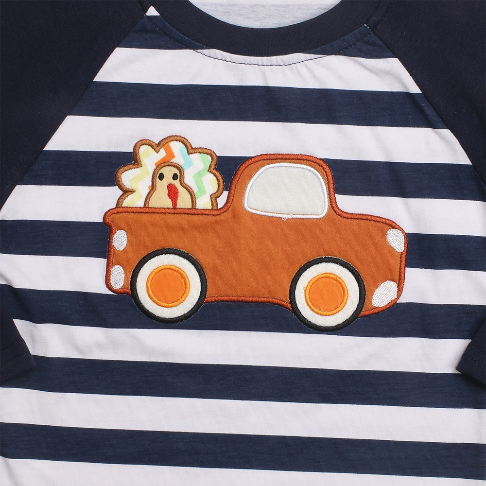 Baby Boy Clothes Boys Set Boy Autumn And Winter Clothes Boy T Shirt Long Sleeve Two Piece Set Cotton Thanksgiving Turkey Clothes
