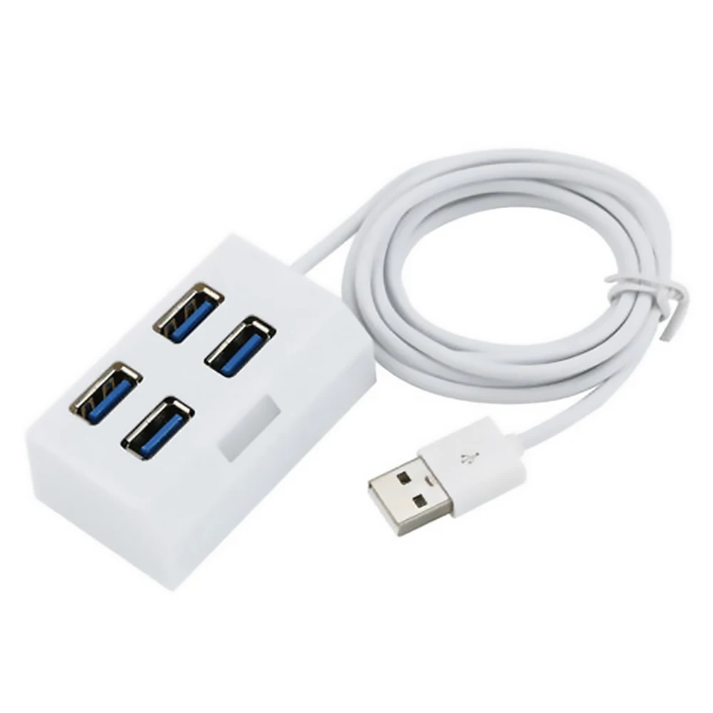 

4 Ports Mini USB 2.0 HUB Splitter Elaborate Manufacture Prolonged Durable Adapter External Converter for Laptop Desktop