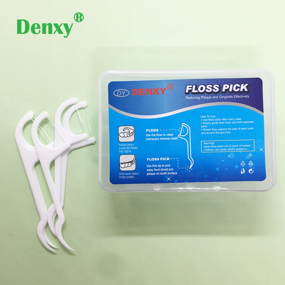 Зубная нить Denxy 5 коробок зубная зубочистка зубов палочка уход за полостью рта