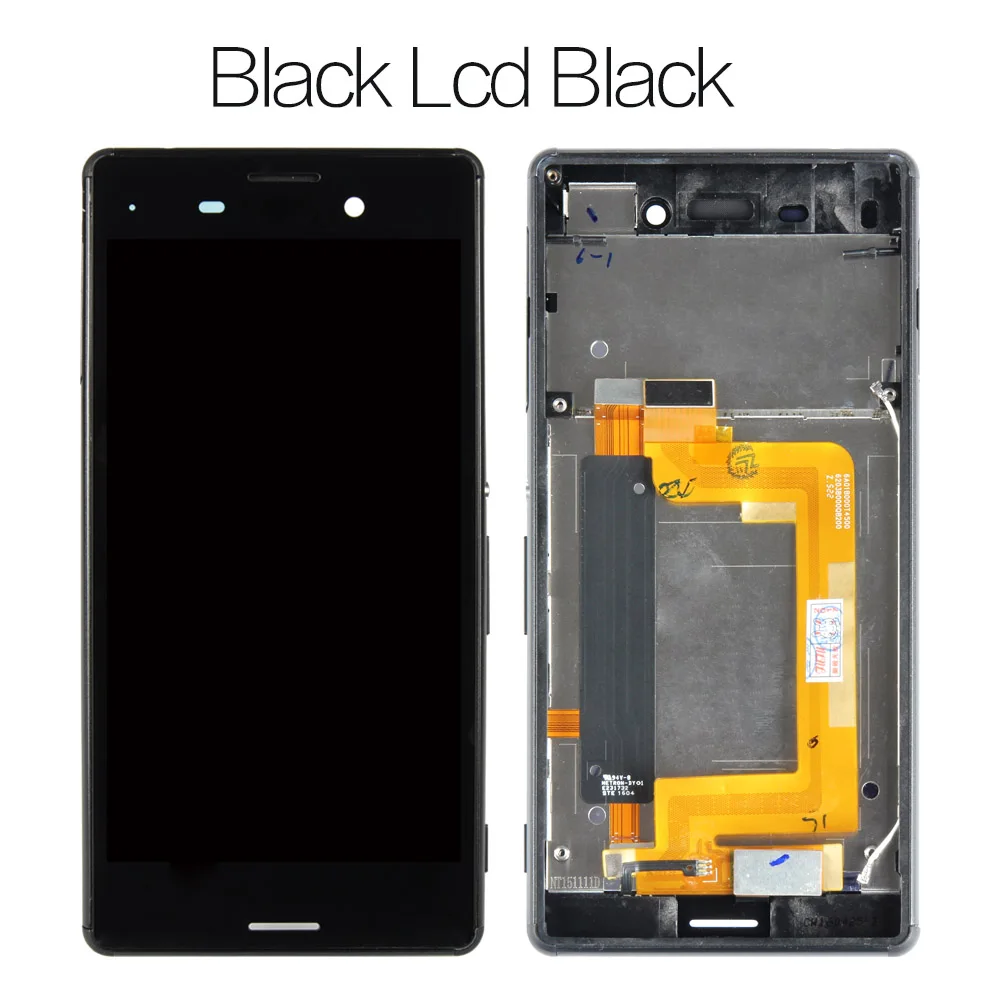 1SIM Black Frame 5,0 ''1280x720 ips lcd для SONY Xperia M4 Aqua lcd дисплей E2303 E2306 E2353 E2312 E2333 E2363 сенсорный экран дигитайзер - Цвет: 1SIM Black Frame