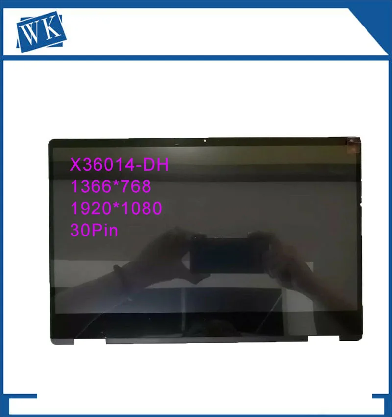  HP Pavilion x360 14-DH 14-dh0706nz dokunmatik ekran Digitizer LCD ekran meclisi ile  er eve Brazel yedek