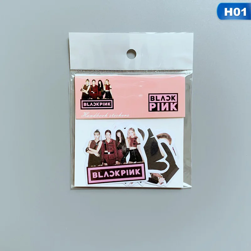 H01 Kpop Star BLACKPINK EXO GOT7 дважды наклейка наклейки альбом для скрапбукинга Украшение дневника Канцтовары Школьные принадлежности веер подарки - Цвет: H01