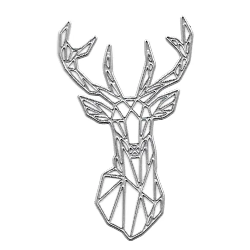 Голова оленя металлические режущие штампы трафарет для скрапбукинга &quotсделай
