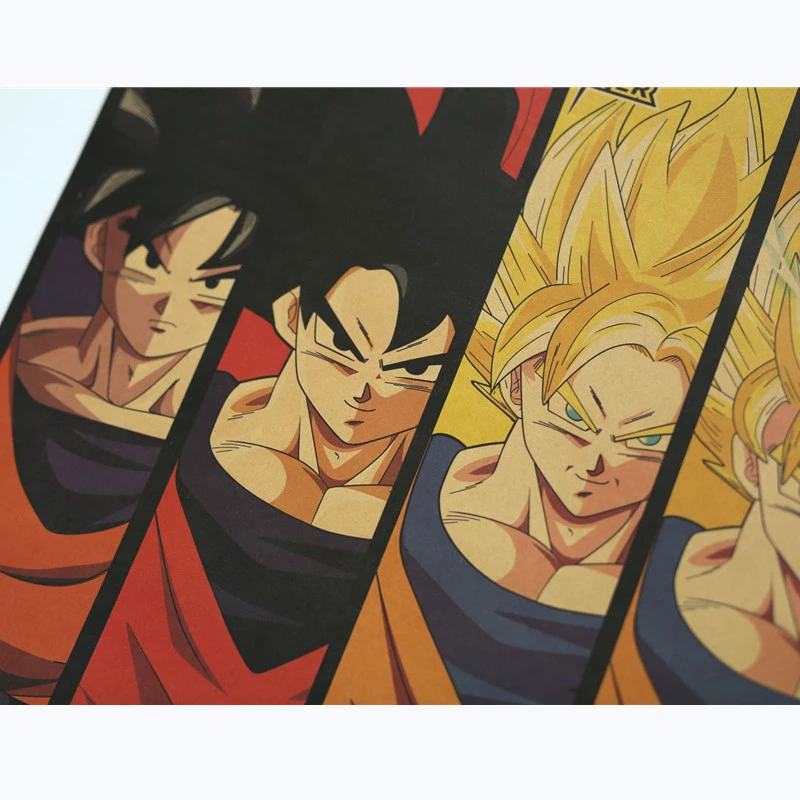 Классический мультяшный аниме персонаж ВИНТАЖНЫЙ ПЛАКАТ Kakarotto декор комнаты