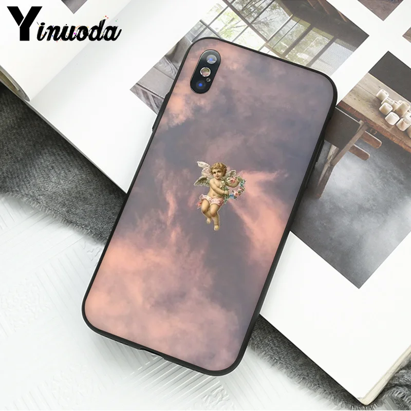 A14 Yinuoda Renaissance angels Cupid эстетика телефон аксессуары чехол для Apple iPhone 8 7 6 6S Plus X XS MAX 5 5S SE XR сотовые телефоны - Цвет: A14