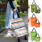 Складная тележка для покупок 2 в 1, складная тележка для покупок на колесах, тележка для покупок, сумка-тележка, многоразовая, нагрузка 5 кг, сумка для покупок