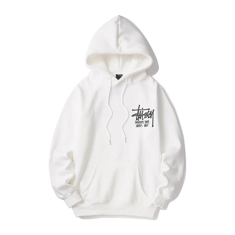 

Hoodies Women Hooded Plus Velvet Letter Printed Loose Pockets Womens Hoodie Korean Style Harajuku All Match Chic Trendy Leisure