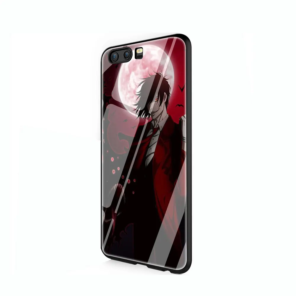 EWAU аниме Хеллсинг Алукард закаленное стекло чехол для телефона huawei mate P 10 20 30 Lite Pro Y9 Honor 8X 7A - Цвет: G6