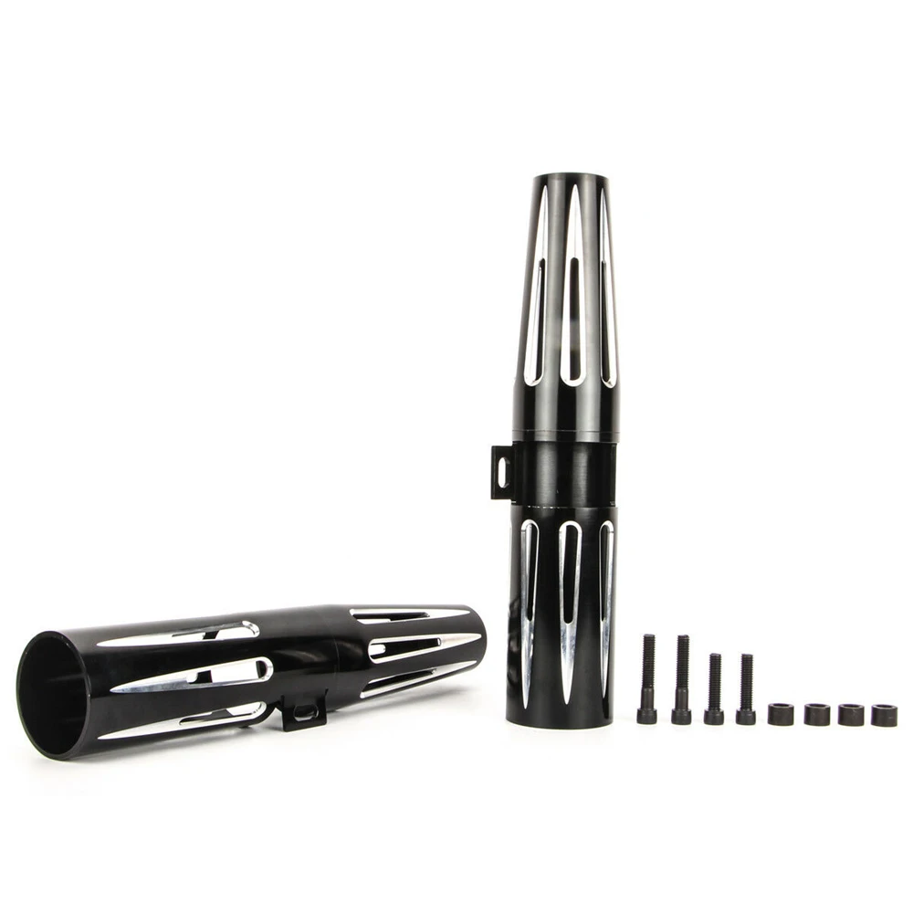 

New Type Fork Shrouds Boots Covers Shock Slider Narrow For Harley XL883 1200