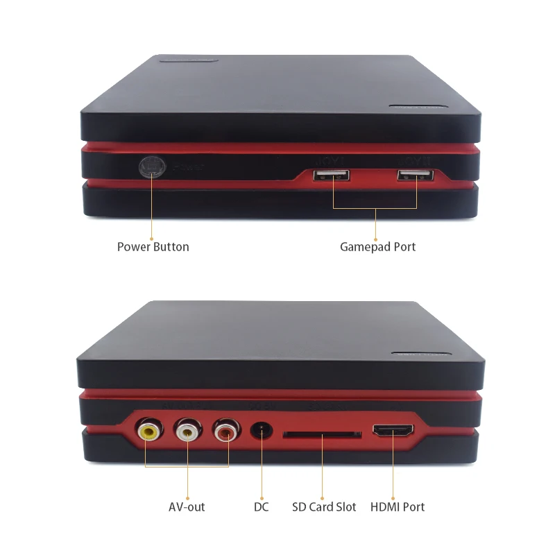 Data Frog Ретро игровая консоль с 2 4G беспроводным контроллером 600 Hdmi видео