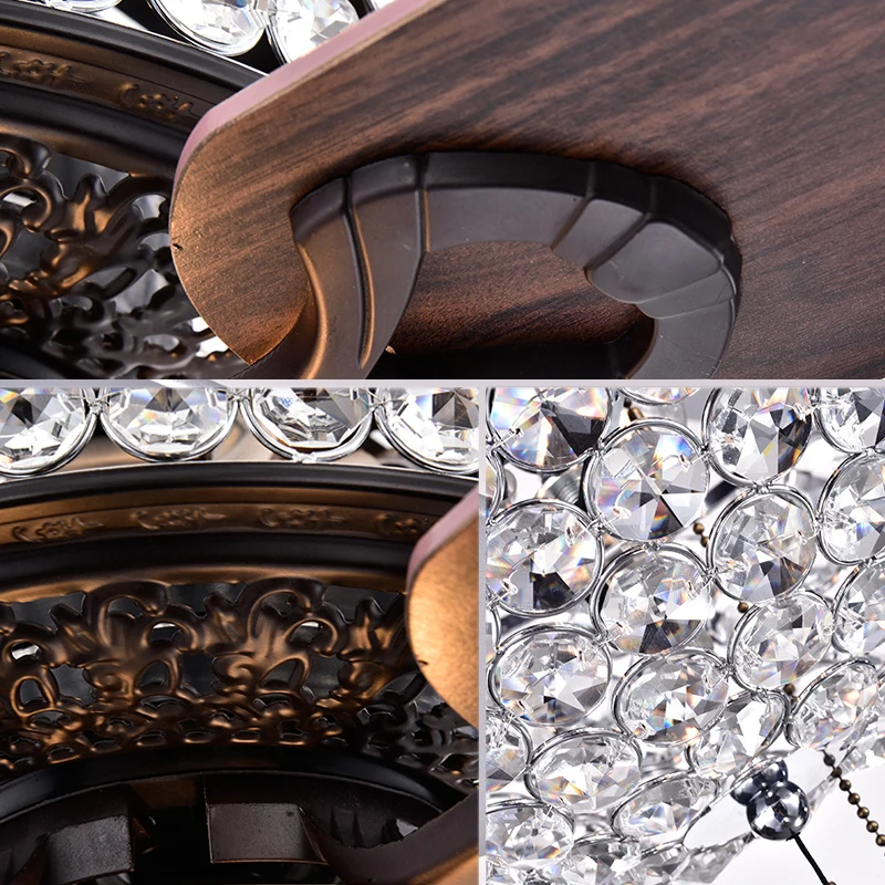 Светодиодный потолочный вентилятор для гостиной столовой спальни 110 В 220