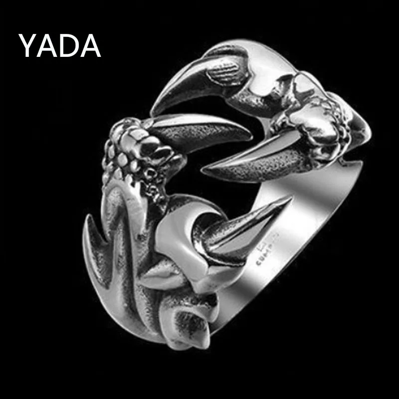 

YADA Evil Dragon Claw Stainless Steel Mens Rings Punk Hip Hop Personality For Male Boyfriend Jewelry Creativity Gift RG200086