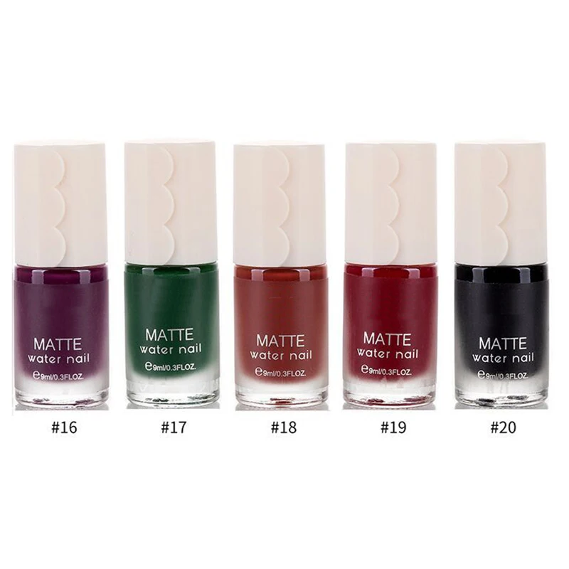 Матовый набор гель лаков для ногтей пастельный красный желтый небесно голубой