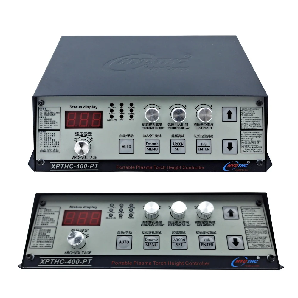 

HYD XPTHC-400-PT Arc Voltage 50-250V Torch Height Controller THC For CNC Plasma Cutting Machine NEWCARVE