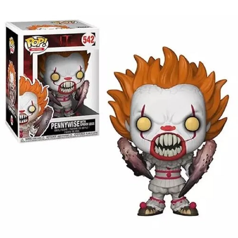 Поп фильм Стивен Кинг ИТ Джокер, клоун персонаж PENNYWISE Bill Denbroug Виниловая фигурка кукол игрушки для детей Рождество Хэллоуин