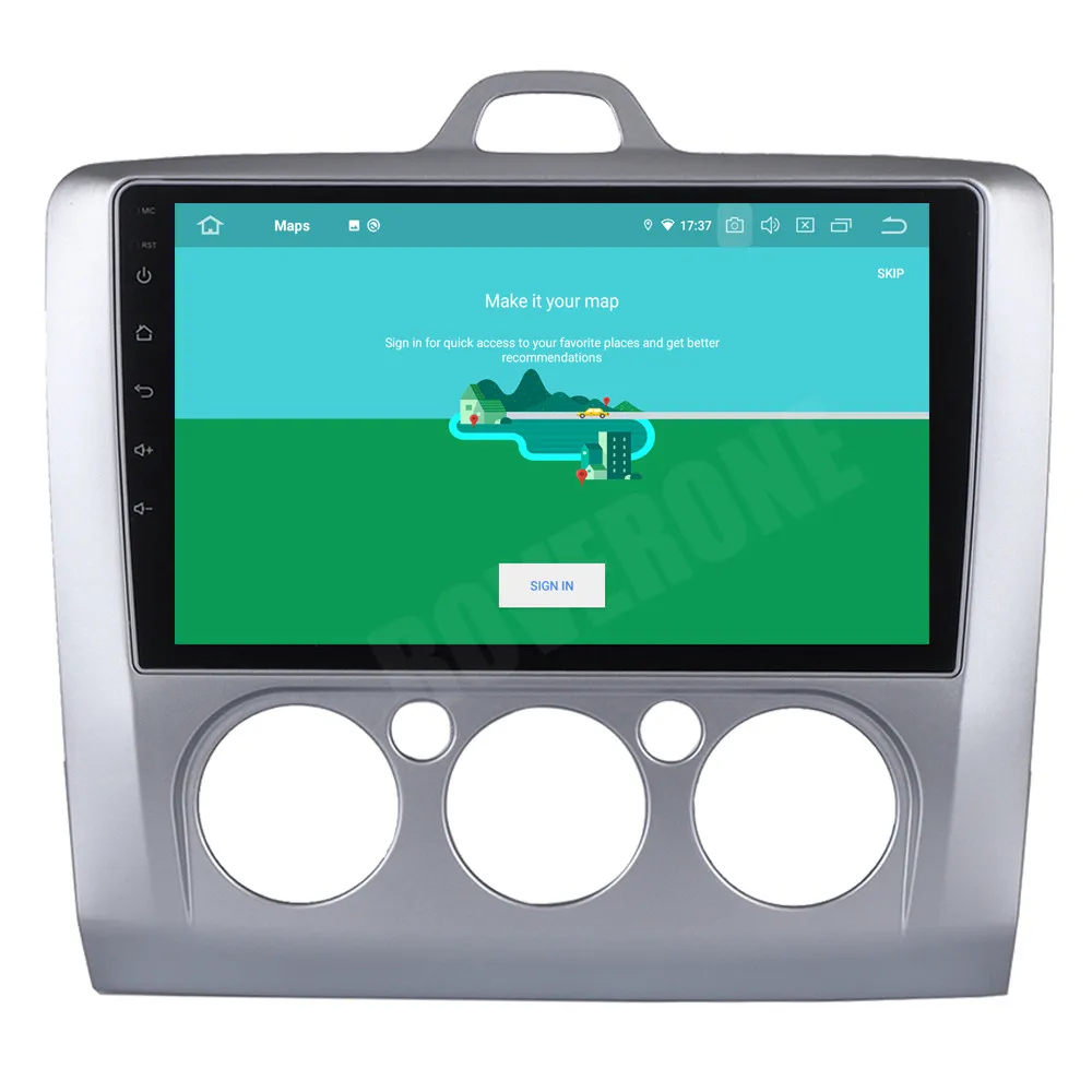 Для Ford Focus 2 II 2004 2011 Android 10 автомобильный магнитофон GPS + ГЛОНАСС Wifi зеркальная связь