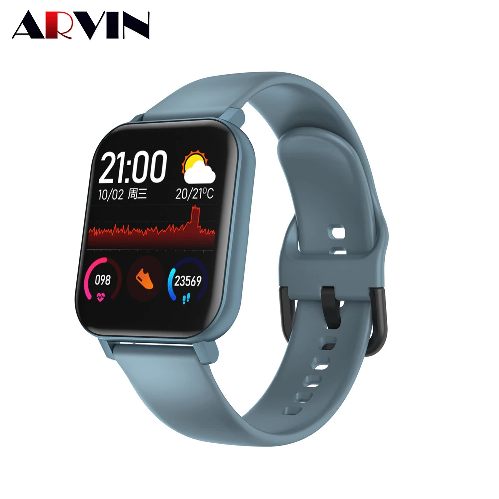 

Arvin F25 2020 женские и мужские трекер температуры тела пульсометр Смарт-часы спортивные фитнес-трекер умные часы для Android