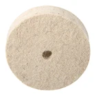 3 дюйма дрель вышлифовка, полирование кожаным кругом колеса круглый войлочные полировальная подушечка из шерсти абразивный диск для скамья машина шлифовальные машины вращающиеся абразивные инструмент