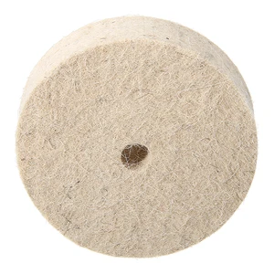 3 дюйма дрель вышлифовка, полирование кожаным кругом колеса круглый войлочные полировальная подушечка из шерсти абразивный диск для скамья машина шлифовальные машины вращающиеся абразивные инструмент