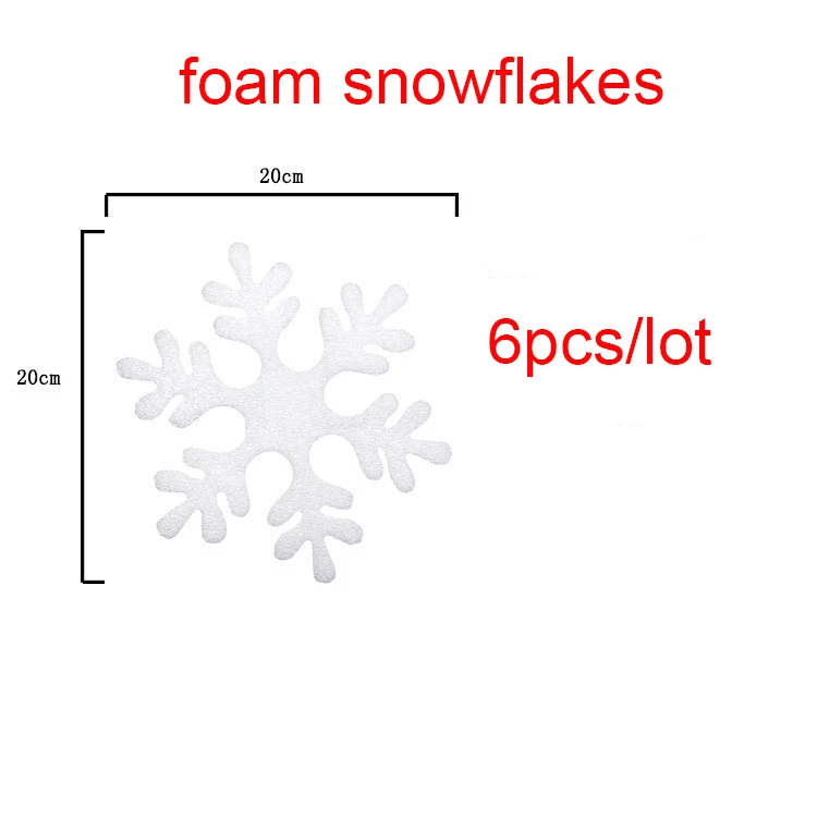 Рождественская Снежинка Copos De Nieve Navidad Sneeuwvlok Замороженные вечерние зимнее украшение Navidad reine des neiges Snow