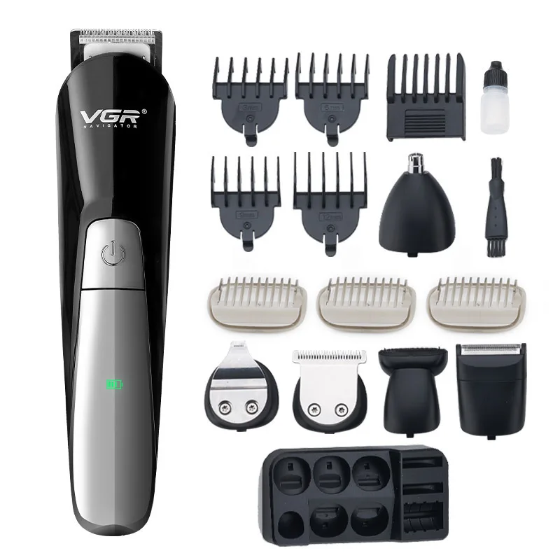 

New 6 In 1 Multifunctional Hair Clipper, Razor, Nose Hair Trimmer, Electric Razor, Temple Hair Trimmer