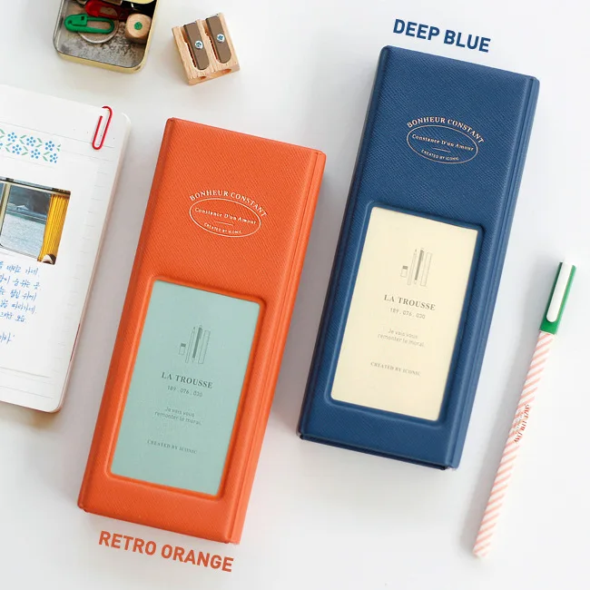 

Чехол-карандаш для девочек, Классический Простой практичный офисный студенческий чехол для карандашей, школьные принадлежности, симпатичный школьный портфель, четыре цвета