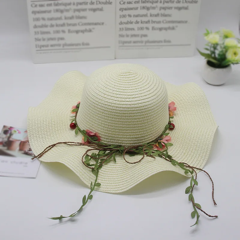 

Women's Wide Brim Straw Foldable Roll Up Cap Fedora Beach Sun Hat 2021 Hot Sale