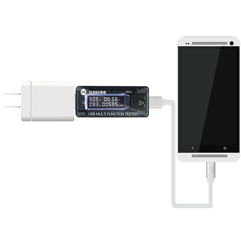 USB-тестер 3 в 1 Вольтметр постоянного тока измеритель напряжения дисплей емкости