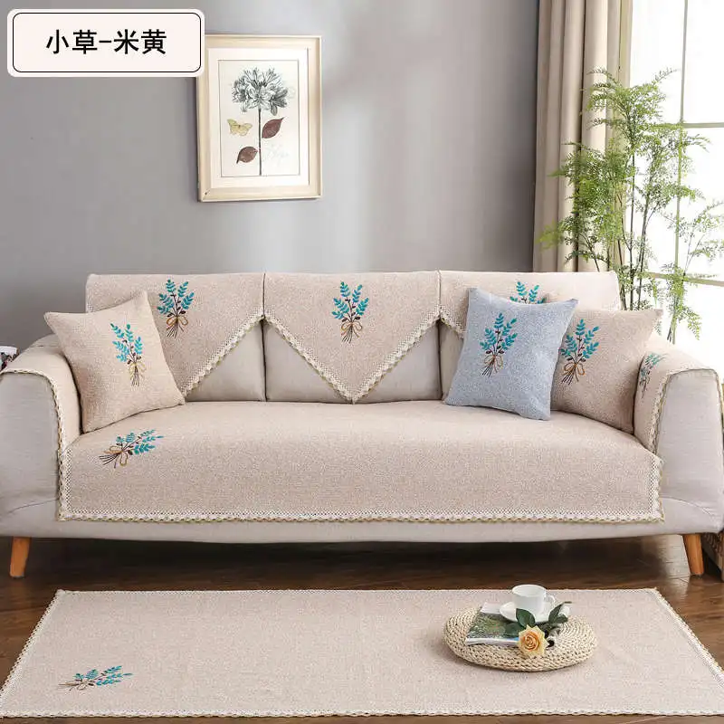 Чехол для дивана из хлопка/линий защита от грязи новинка 2019 мягкие Нескользящие