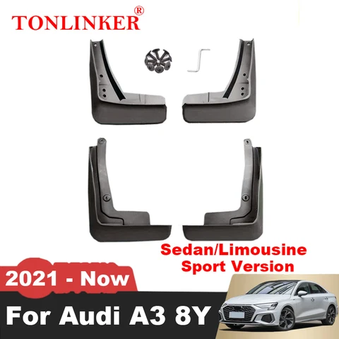 4 шт., брызговики TONLINKER для Audi A3 8Y 2021 2022 2023