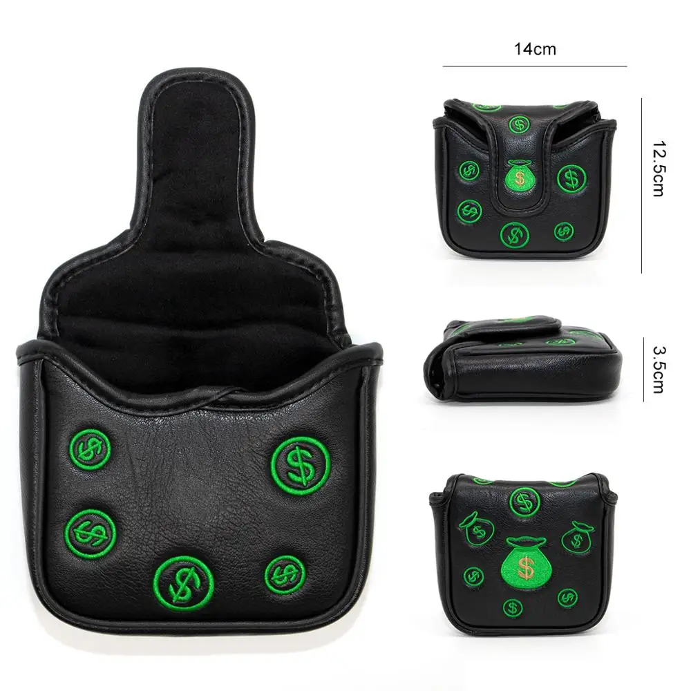 Чехол для клюшек гольфа чехлы (квадратный) из искусственной кожи с магнитным