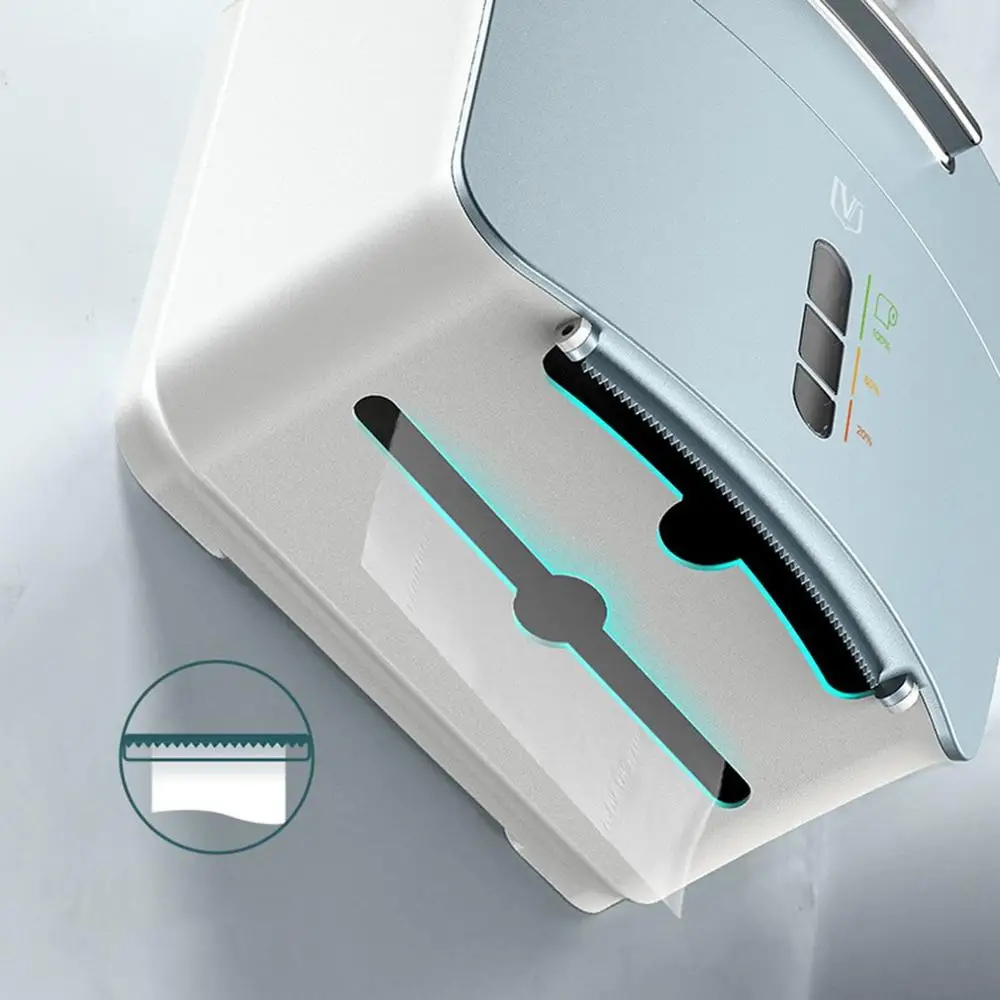 

Wall Mounted Toilet Paper Holder Waterproof Double layer Paper Tray Paper Tube Storage Box Bathroom Living Room Tray Tissue Box