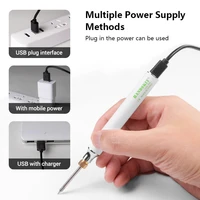 wireless electric soldering iron home mini 5v8w battery tissue heating bonding usb outdoor portable soldering tools