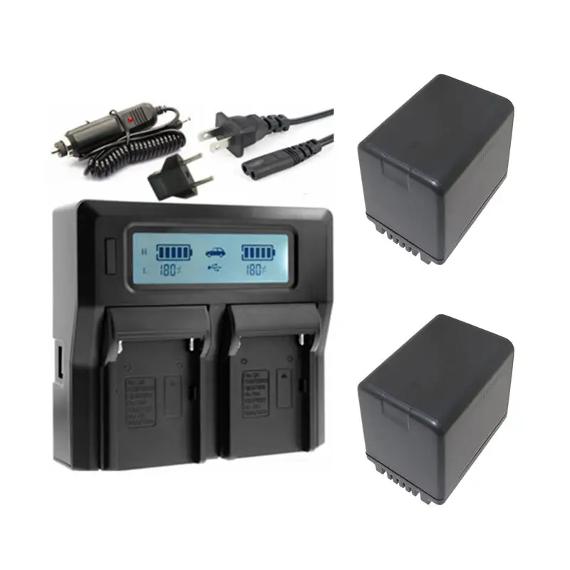 VW-VBT380 VBT380 VBT190 батарея+ зарядное устройство для Panasonic HC-V720, HC-VX1, HC-V730, HC-V750, HC-V757, HC-V760, HC-VXF1, HC-VX870