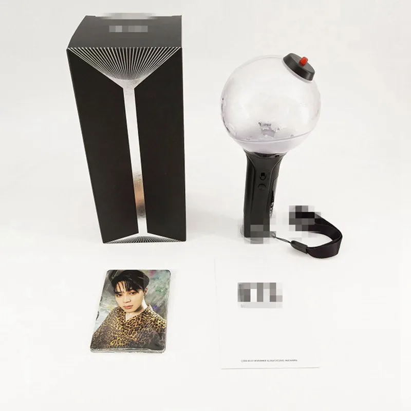Светящаяся игрушка армейская бомба 3 светильник палка с крышкой Ver.3 BTS bangtan